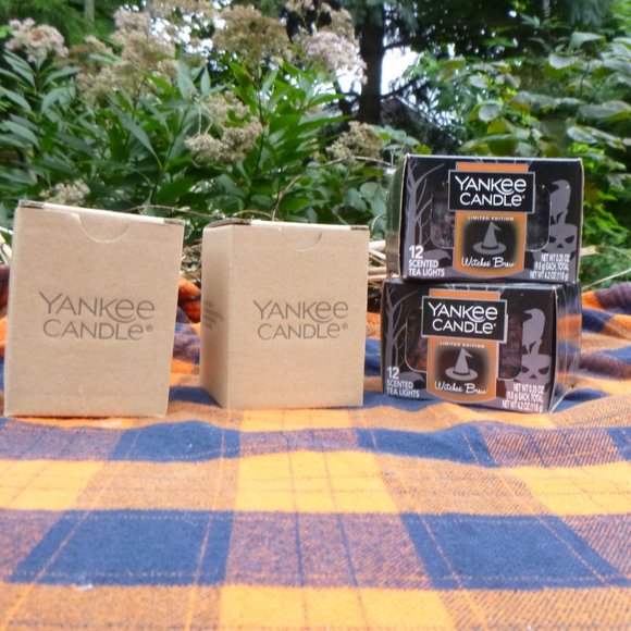 Yankee Candle zodiac tealight candle holders with tealights and tote - Picture 7 of 15